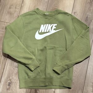 Nike Men's Olive Crewneck Sweater Sz S